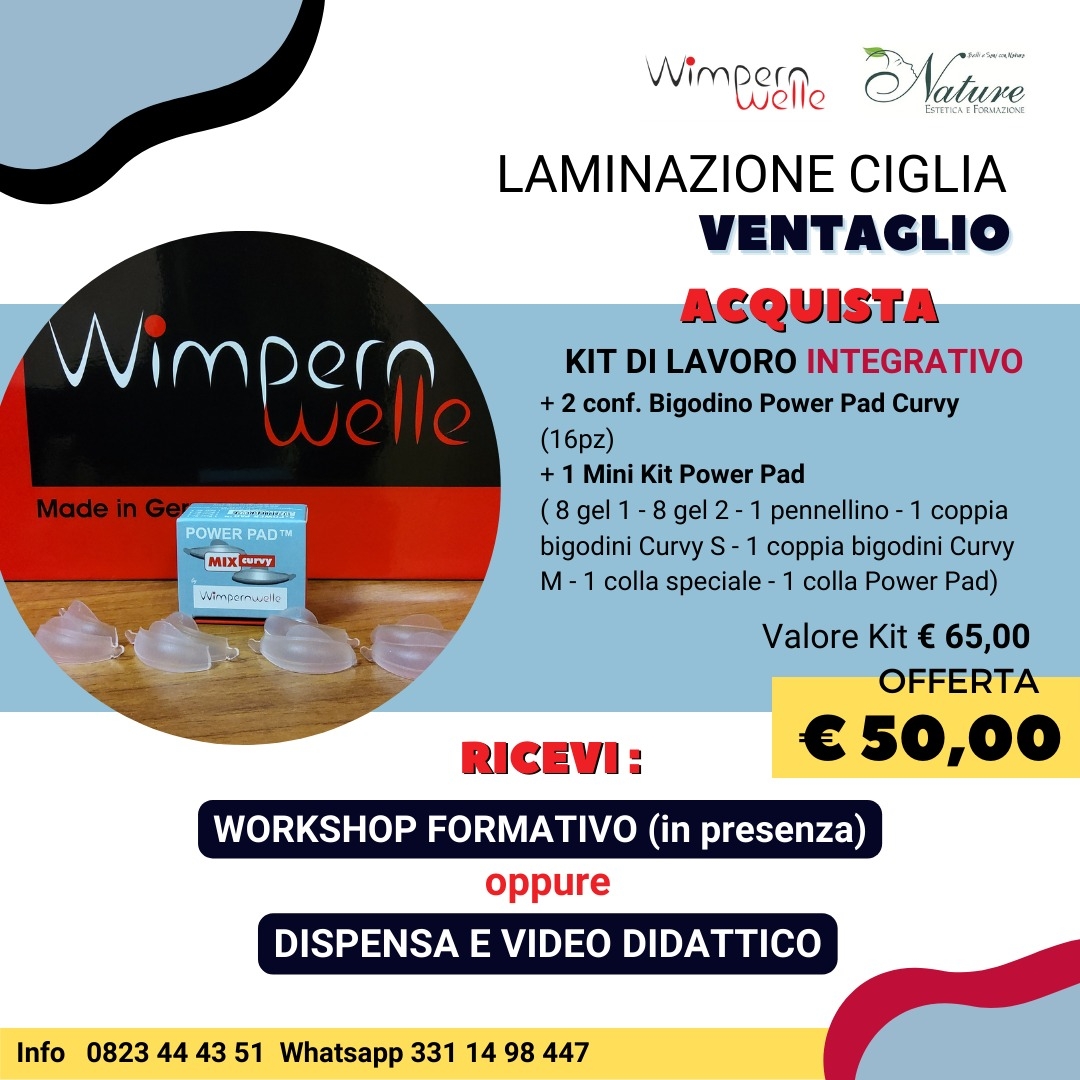 Laminazione Ciglia Ventaglio