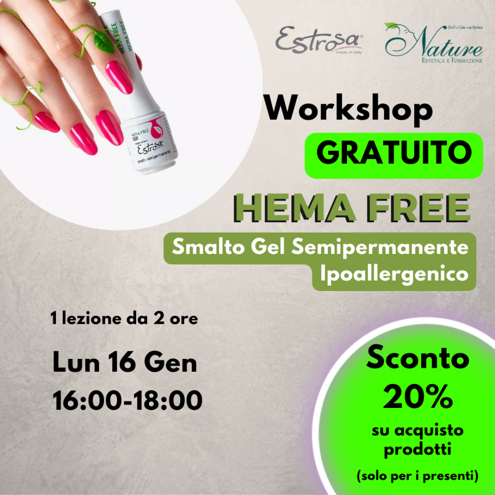 Workshop gratuito Hema Free