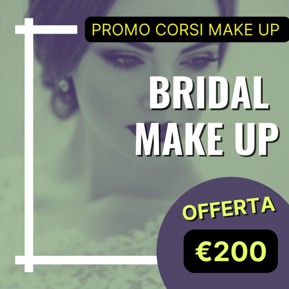 Promo Corso Bridal Make Up