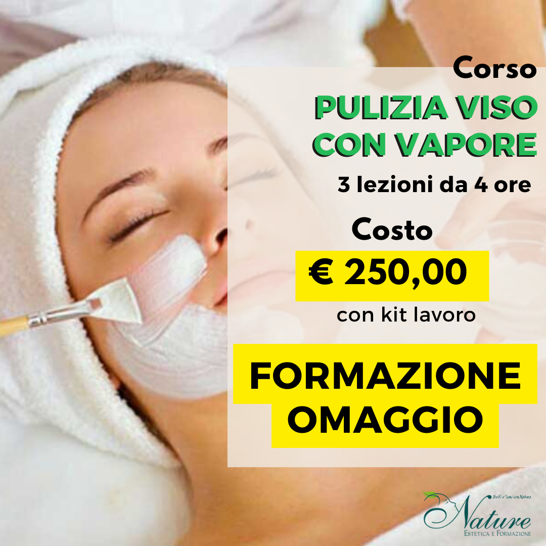 Pulizia Viso con Vapore