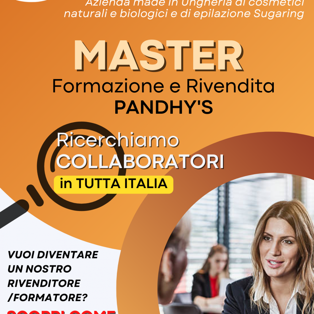 Ricerchiamo COLLABORATORI PANDHY'S in TUTTA ITALIA
