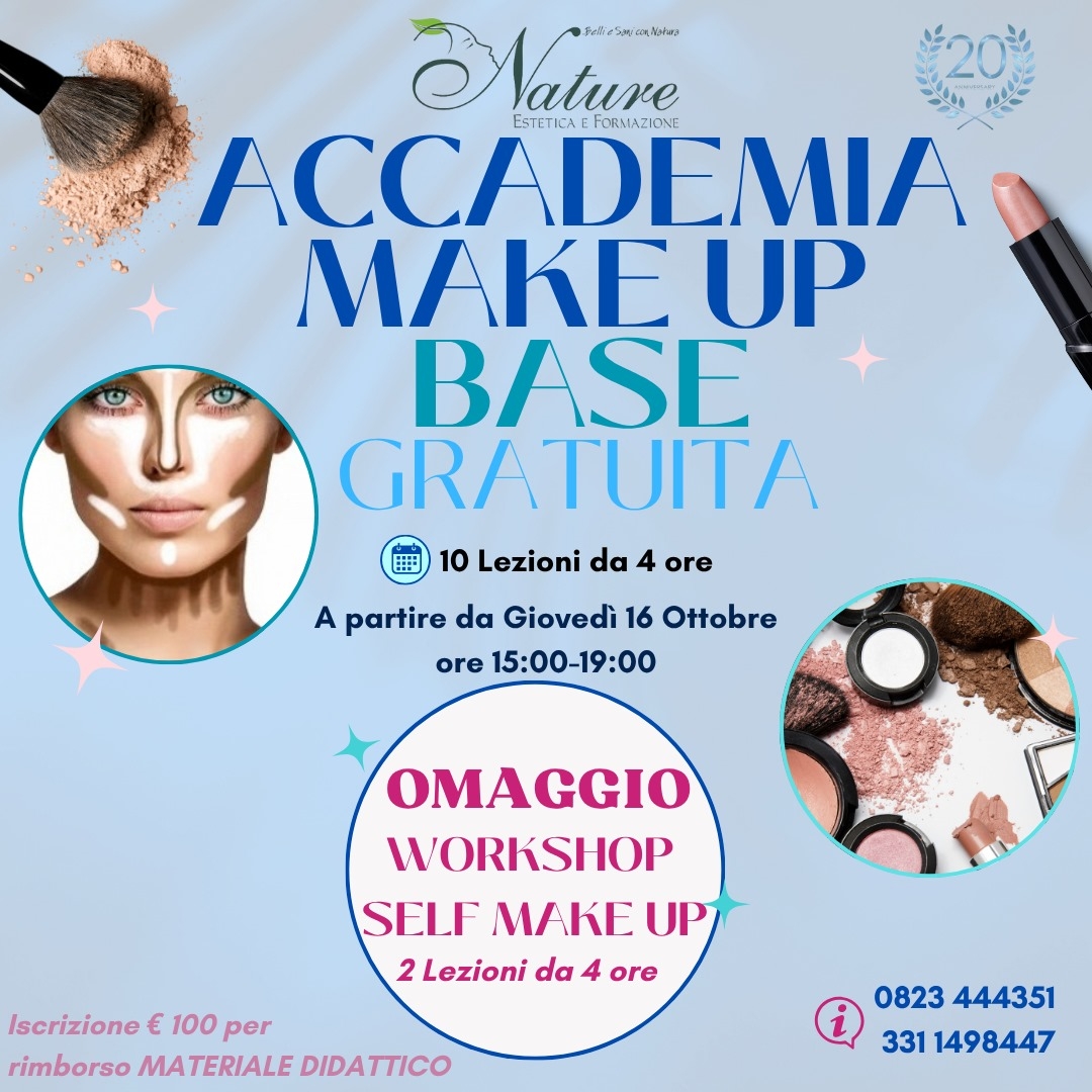 ACCADEMIA MAKE UP BASE GRATUITA