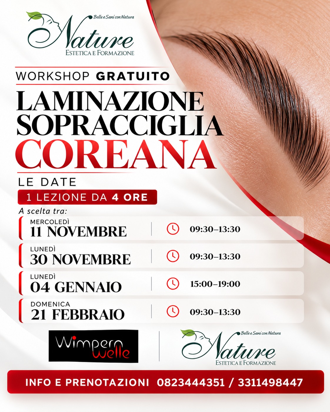 workshop laminazione sopracciglia coreana